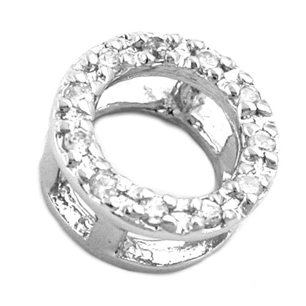 Pendant Ring With Zirconia Silver 925