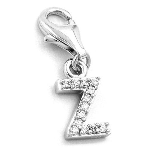 Pendant Charm Letter Z Silver 925