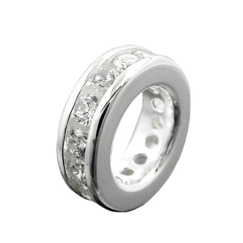 Pendant Baptism Ring Cz Silver 925