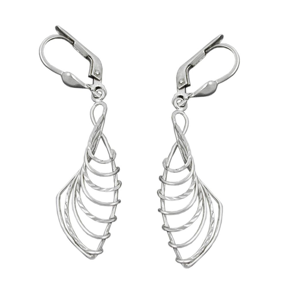 Leverback Earrings Silver 925