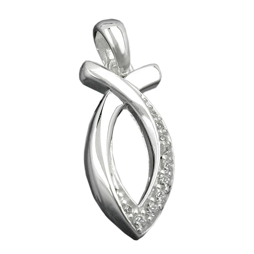 Pendant Jesus-sign Fish Silver 925