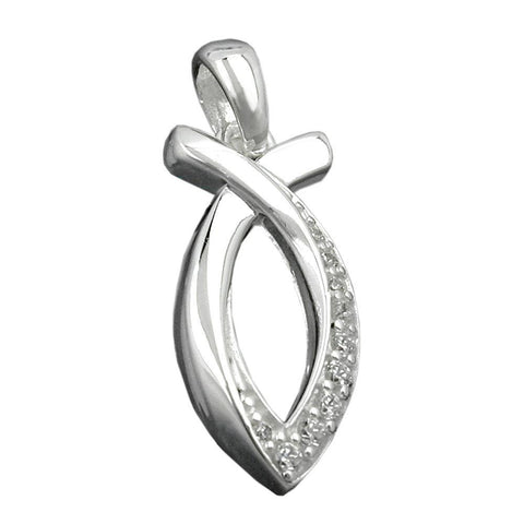 Pendant Jesus-sign Fish Silver 925
