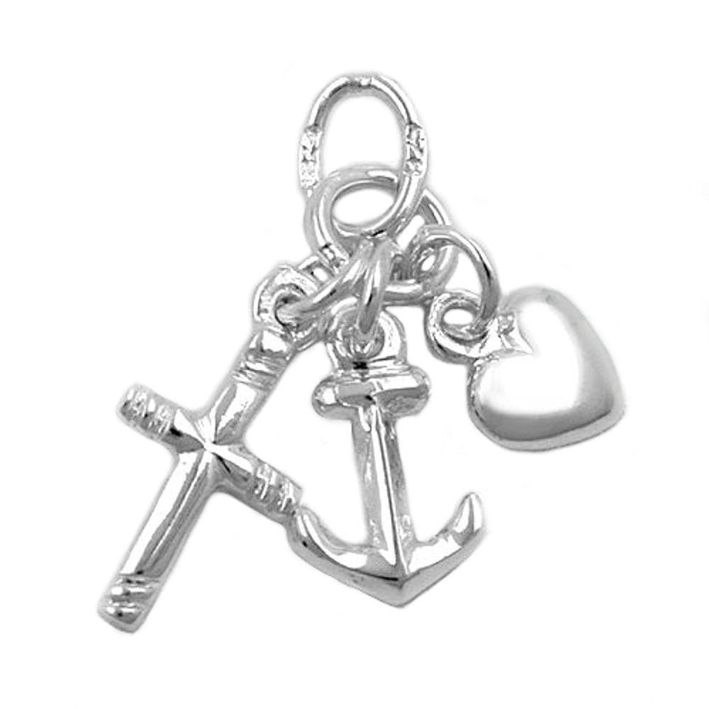 Pendant Faith Hope And Charity Silver 925