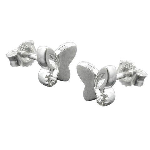 Earrings Studs Butterfly Silver 925