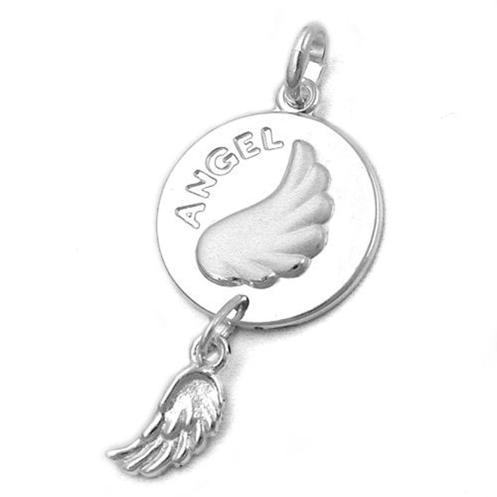 Pendant -angel- Engraved Silver 925