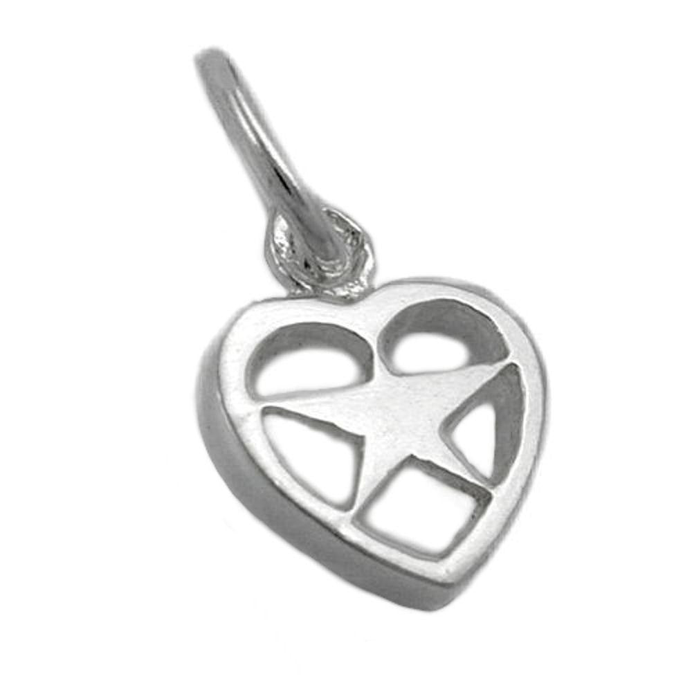 Pendant Heart With Star Silver 925
