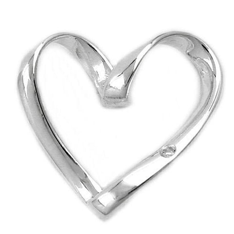 Pendant Heart Cubic Zirconia Silver 925