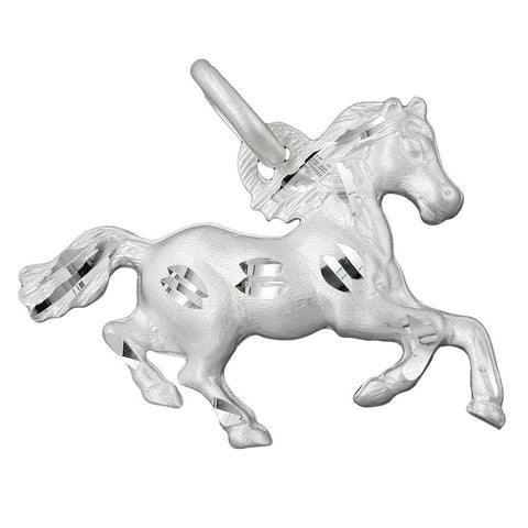 Pendant Horse Shiny-matt Silver 925