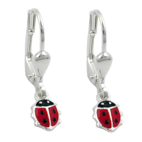 Earrings Ladybird Silver 925