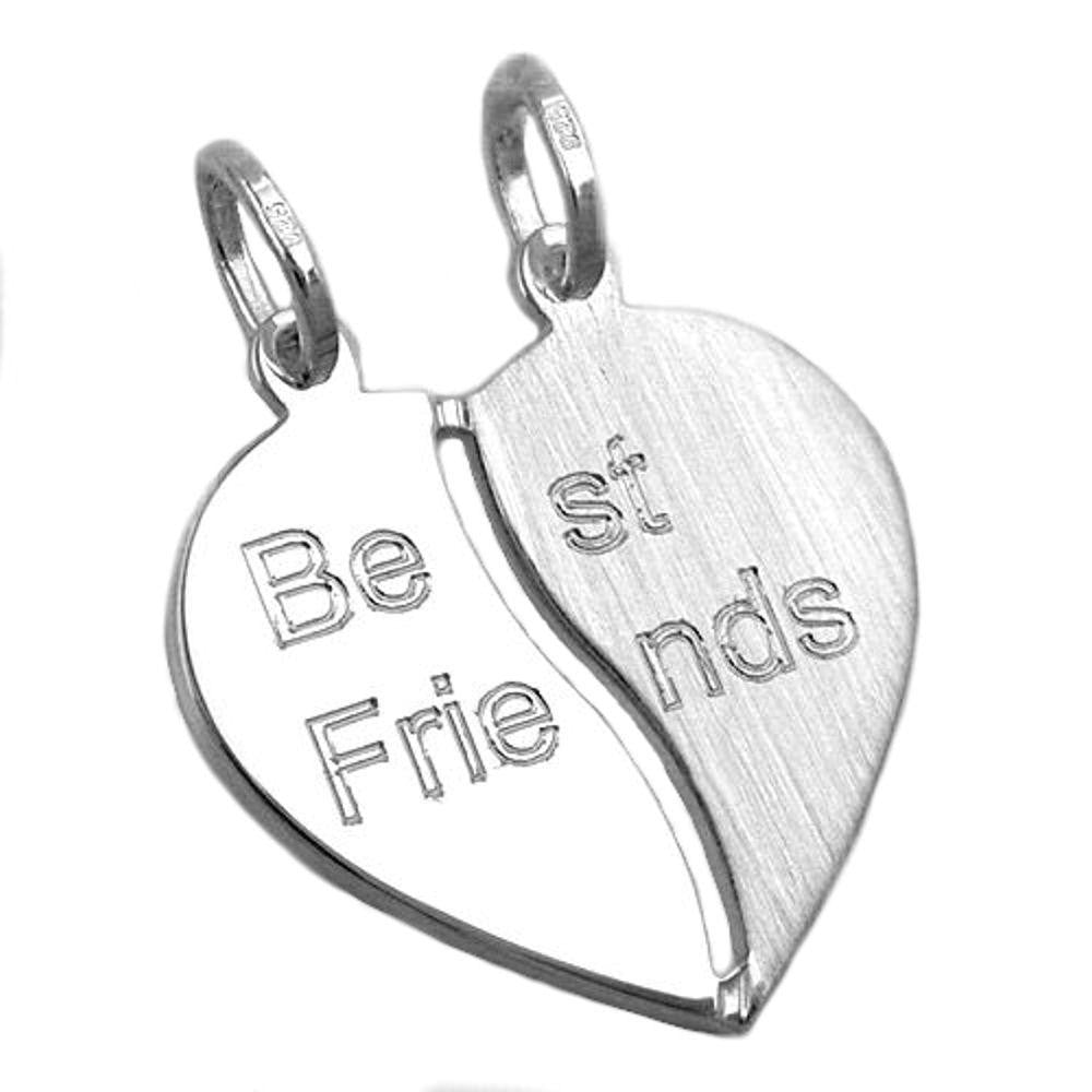 Pendant Friendship 2 Hearts Silver 925