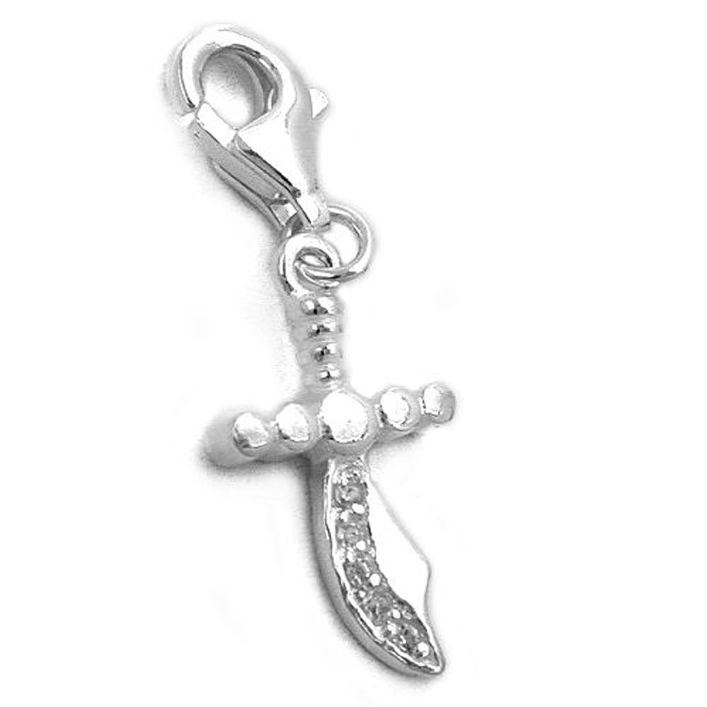 Pendant,charm Turk Sword Silver 925