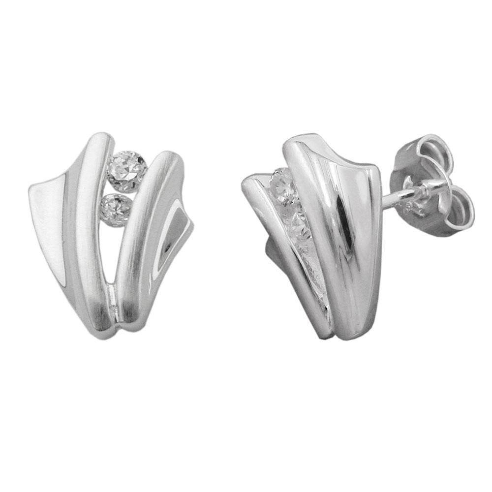 Earrings With Zirconia Silver 925