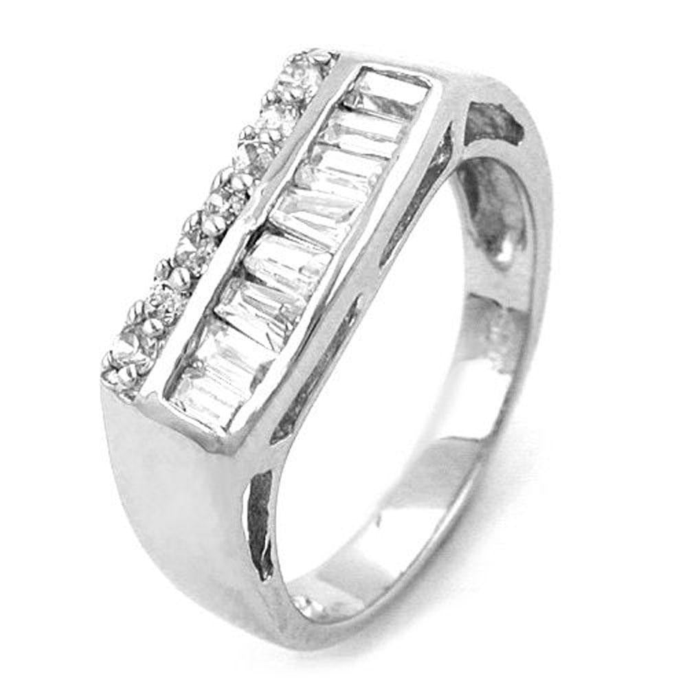 Ring, Zirconia Crystals, Silver 925