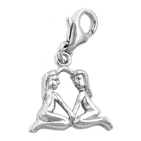 Charm Zodiac Sign Gemini Silver 925