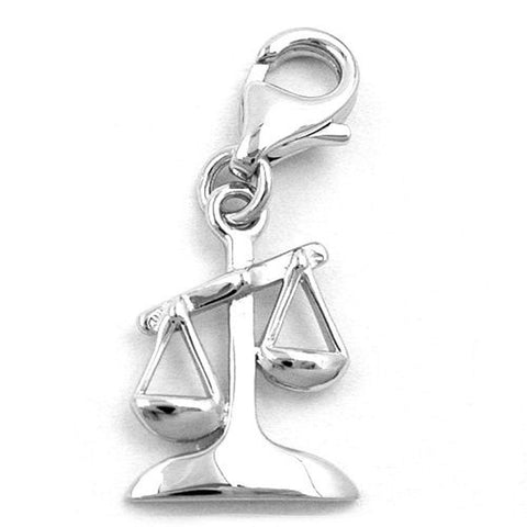 Zodiac Pendant Libra Charm Silver 925