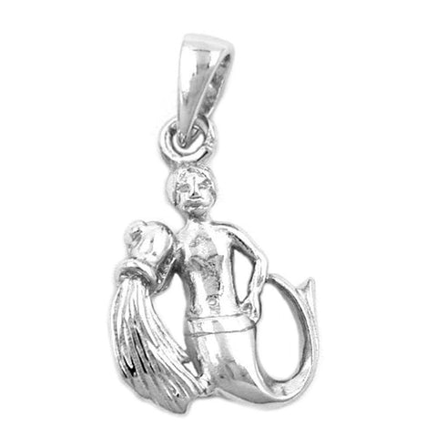 Zodiac Pendant Aquarius Silver 925