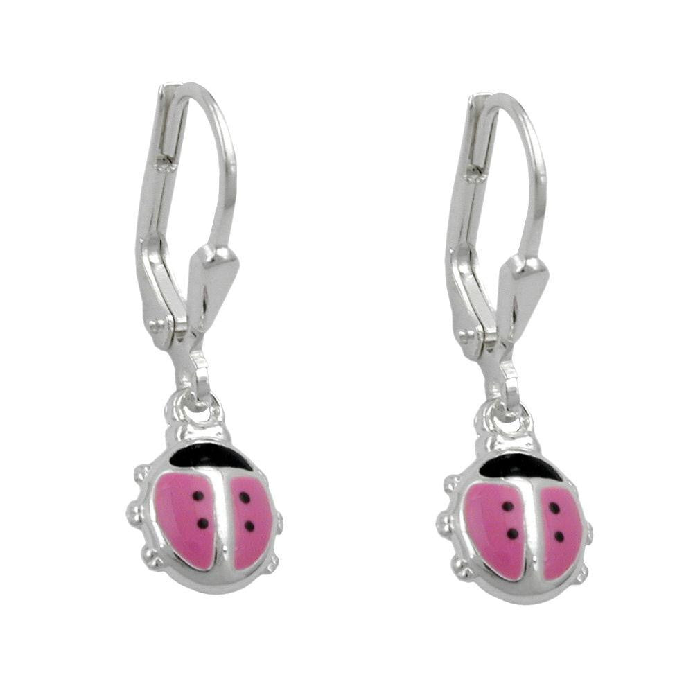 Earrings Leverback Ladybird Silver 925