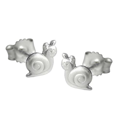 Earrings Snail Silver 925