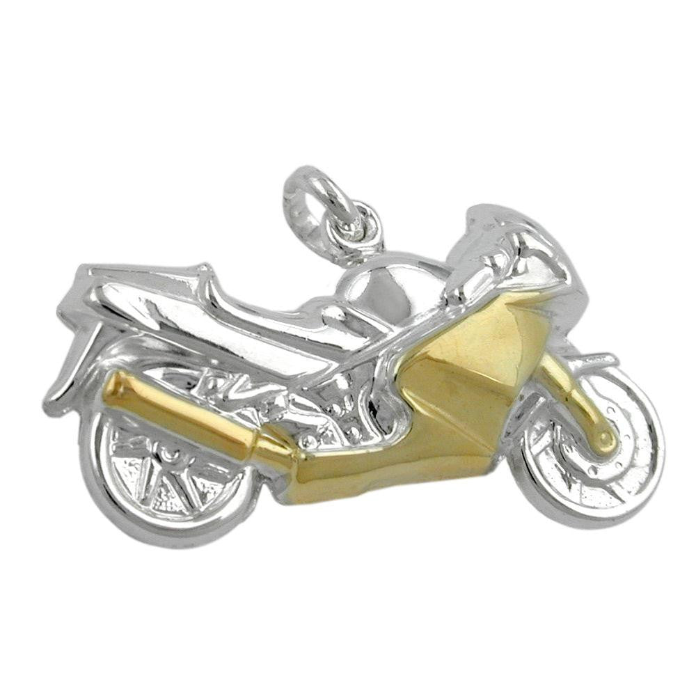 Pendant Motorbike Silver 925