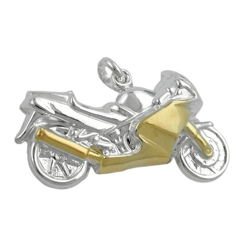 Pendant Motorbike Silver 925