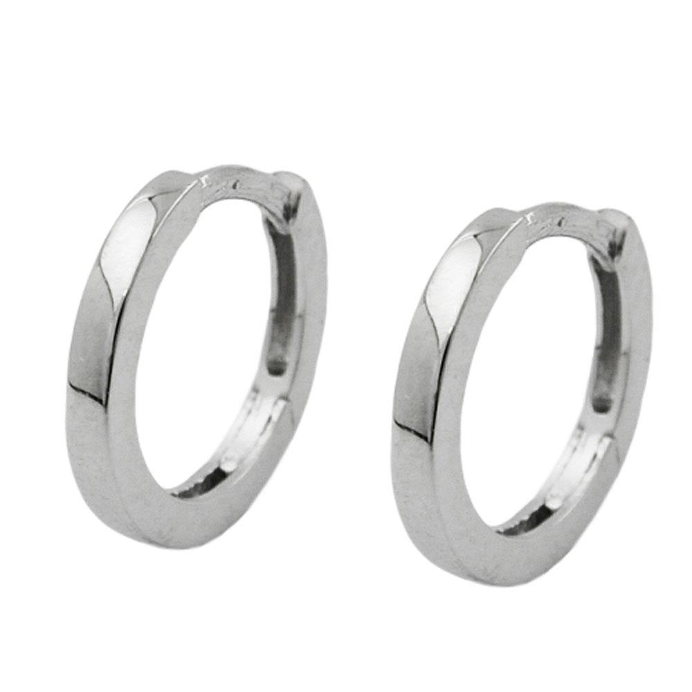 Hoop Earrings 1.5mm Silver 925