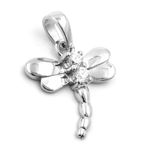Pendant Dragonfly Zirconia Silver 925