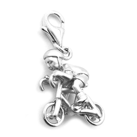 Pendant Charm Biker Silver 925