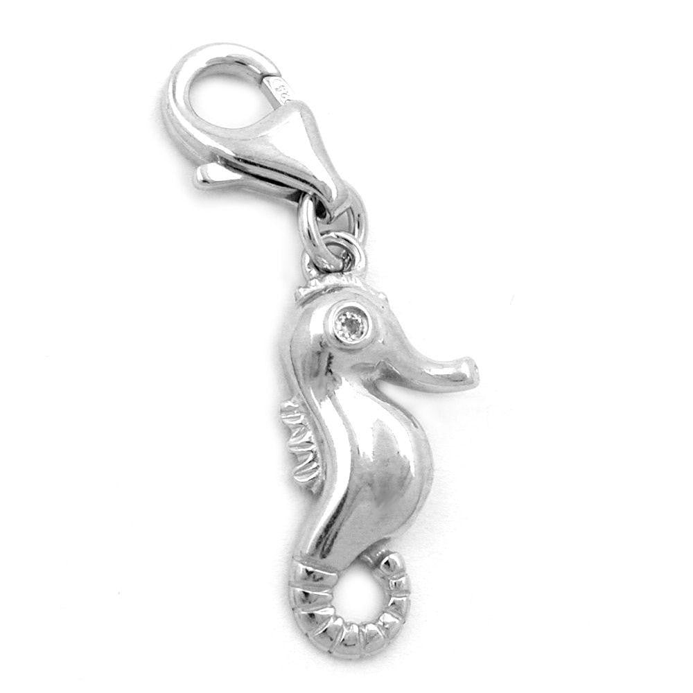 Pendant Charm Sea Horse Silver 925