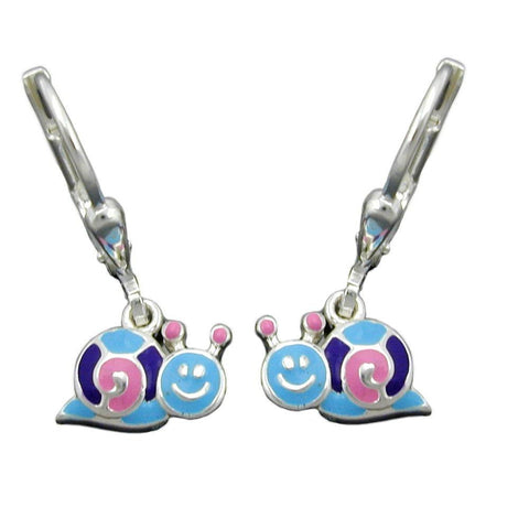 Leverback Earrings Snail Silver 925