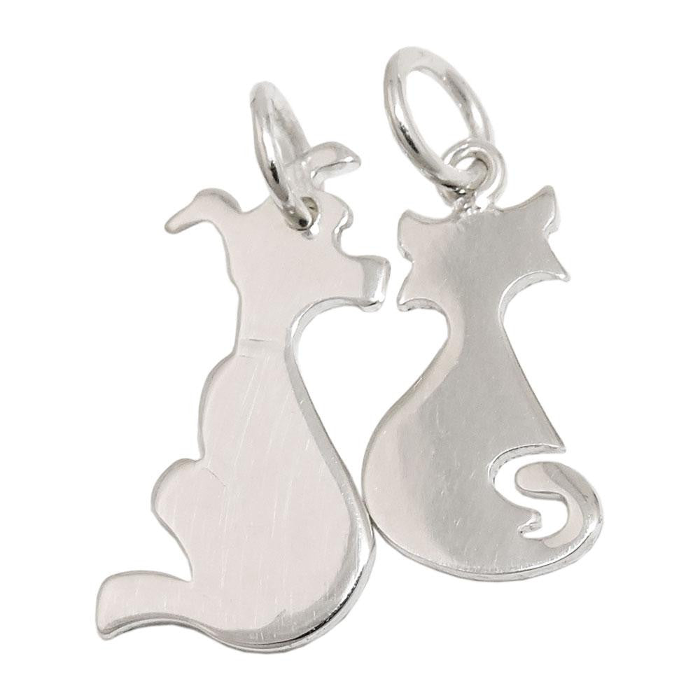 Friendship Pendant Cat-dog Silver 925