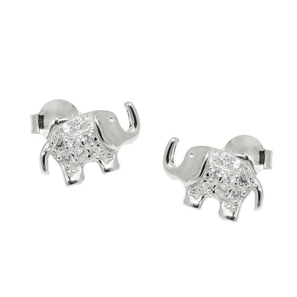 Earrings Studs Panda-head Silver 925