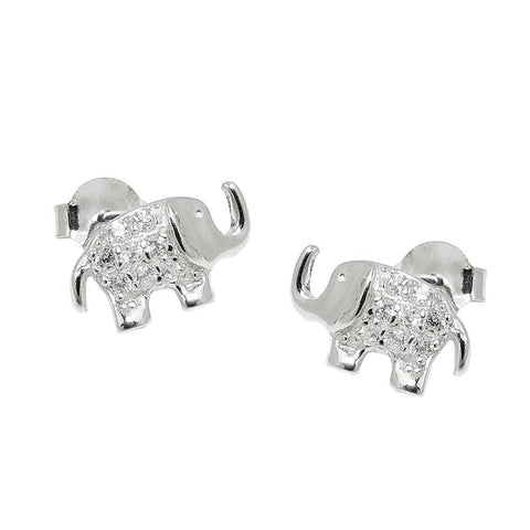 Earrings Studs Panda-head Silver 925