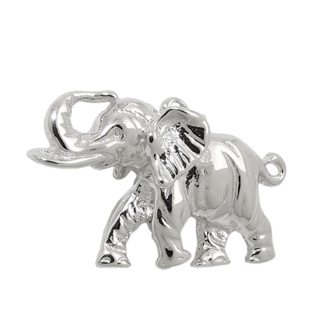 Pendant Elephant Polished Silver 925
