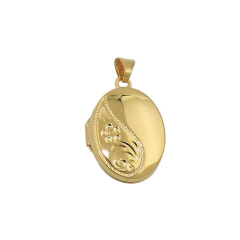 Pendant Locket Gold Plated Silver 925