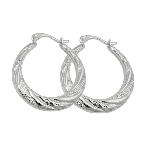 Hoop Earrings Silver 925