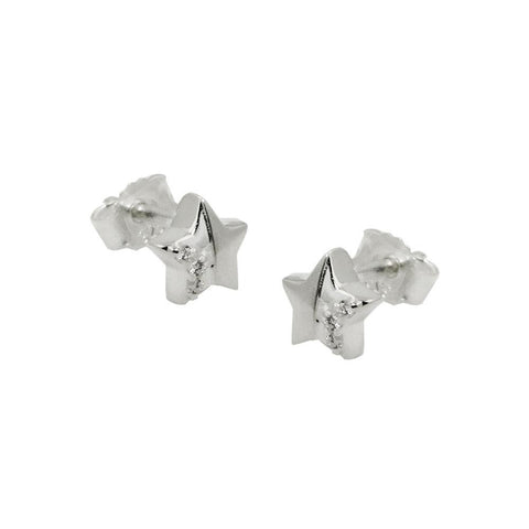 Earrings Studs Star Zirconia Silver 925