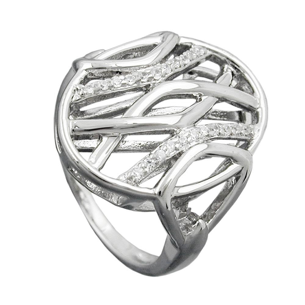 Ring, Many Zirconias, Silver 925