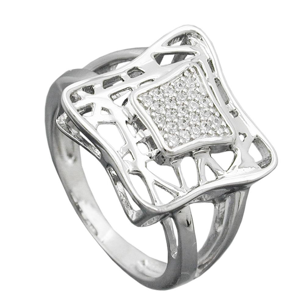 Ring, With Zirconias, Silver 925