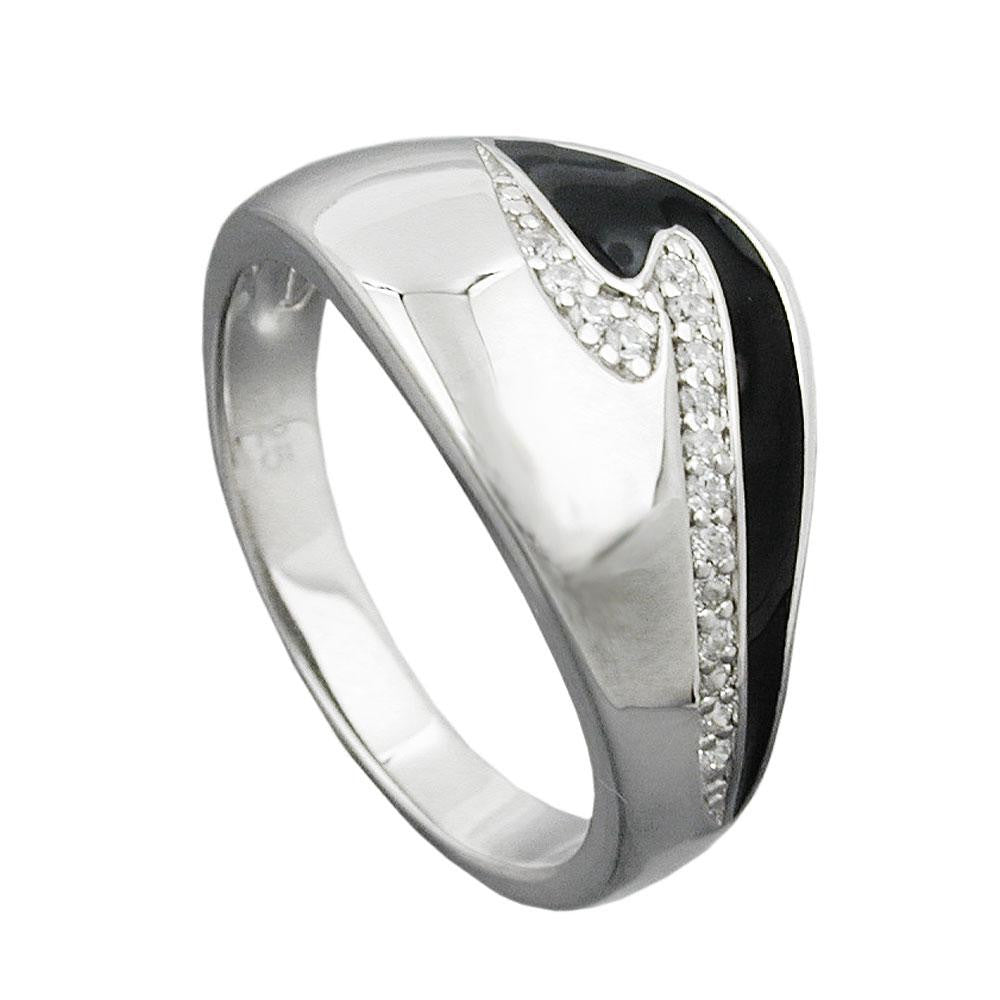 Ring, With Zirconias, Silver 925