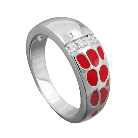 Ring, With Zirconia, Silver 925