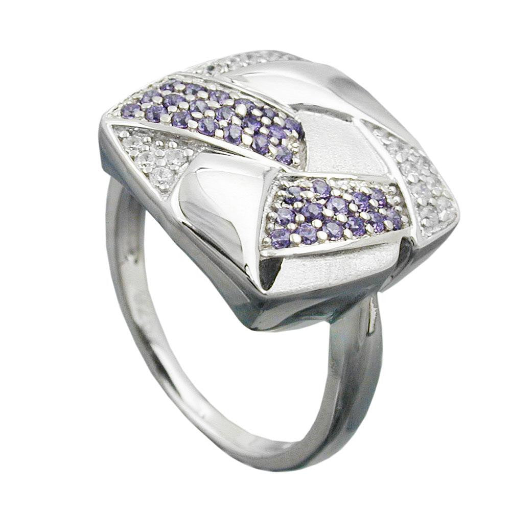 Ring, Many Zirconias, Silver 925