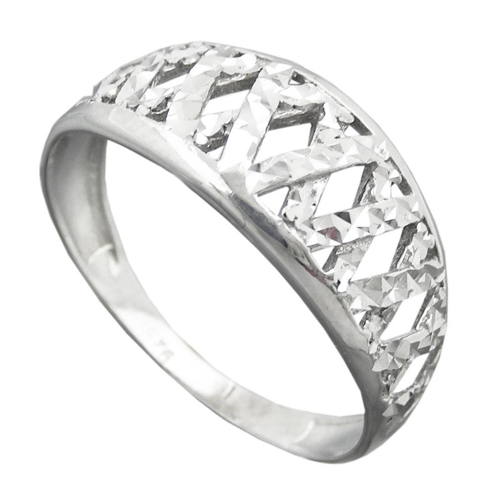 Ring, With Diamond Cut, Silver 925