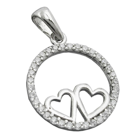 Pendant With Zirconias Silver 925